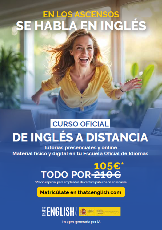 Curso oficial Inglés a Distancia 2025 II